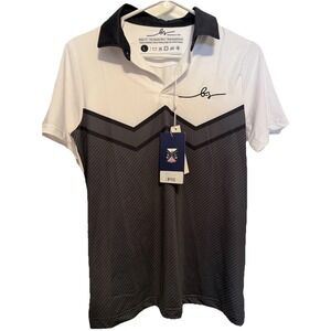 NWT Junior's Boston Scott Golf Polo Lg